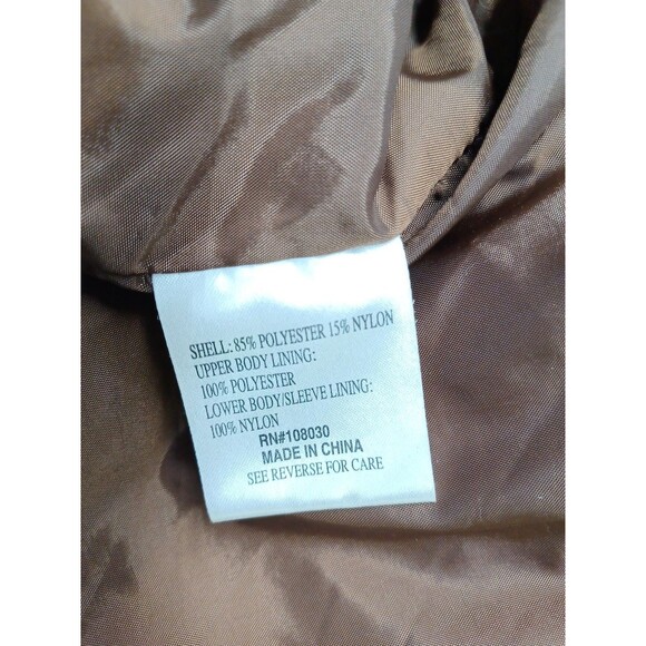 Vtg Sherwin Williams Windbreaker Full Zip Jacket Men’s 2XL Blue Pocket Tan - Picture 7 of 9